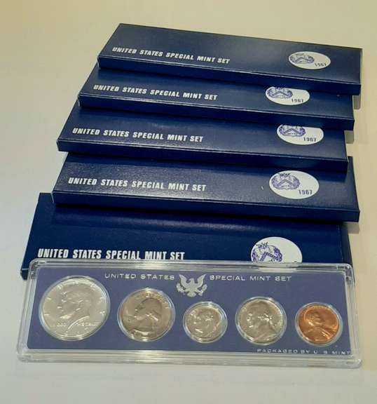 5 1967 SMS Sets in Original Box