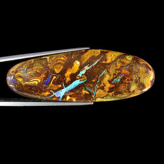 Huge! Electric flashing! 53.15ct high grade Boulder Opal