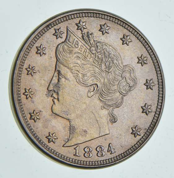 1884 Liberty V Nickel