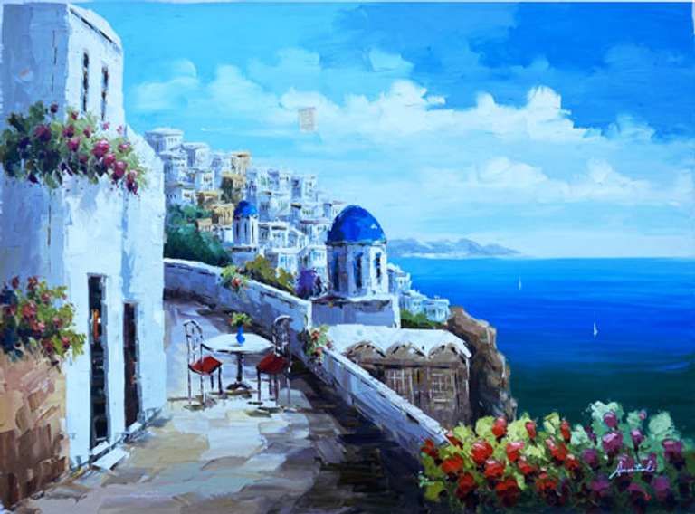 BEAUTIFUL  HAND PAINTED OIL PAINTING ON CANVAS