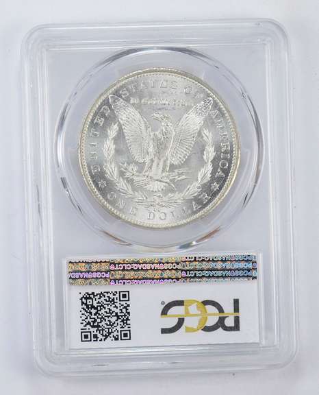 MS64+ 1892-CC CAC Morgan Silver Dollar - Graded by PCGS