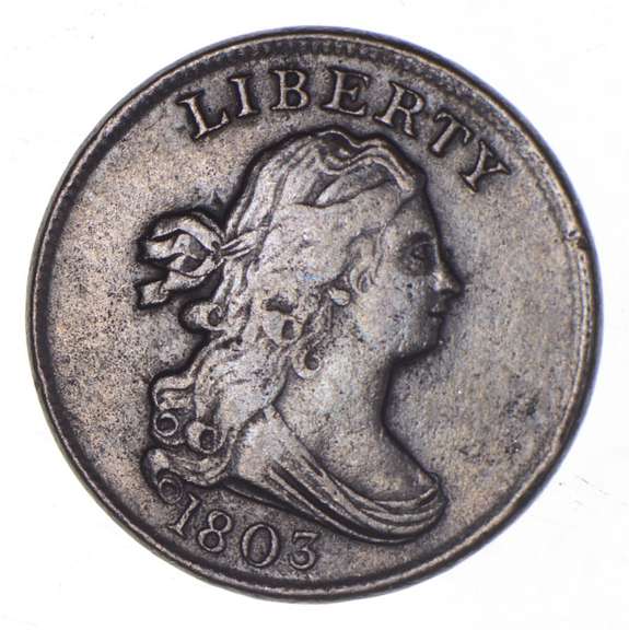 1803 Draped Bust Half Cent