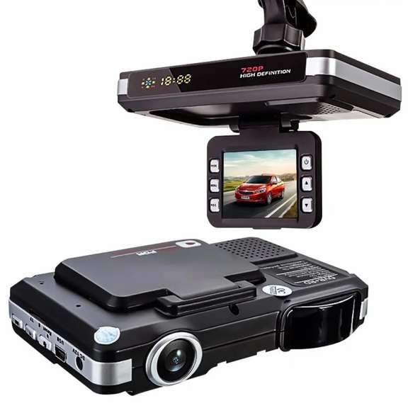 5MP Car DVR Recorder Radar Laser speed Detector
