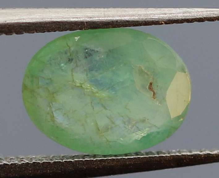 Rich green 1ct unheated Zambian Emerald