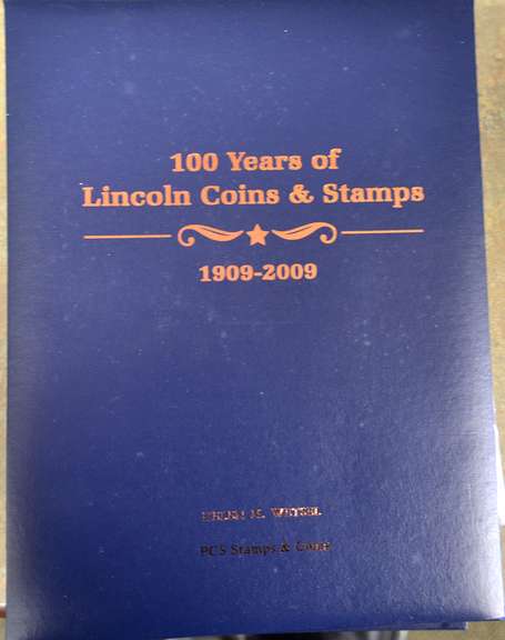 PCS Stamps and Coins 100 years of Lincoln Coins and Stamps