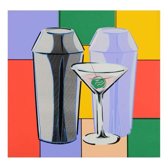 Martini by Steve Kaufman (1960-2010)