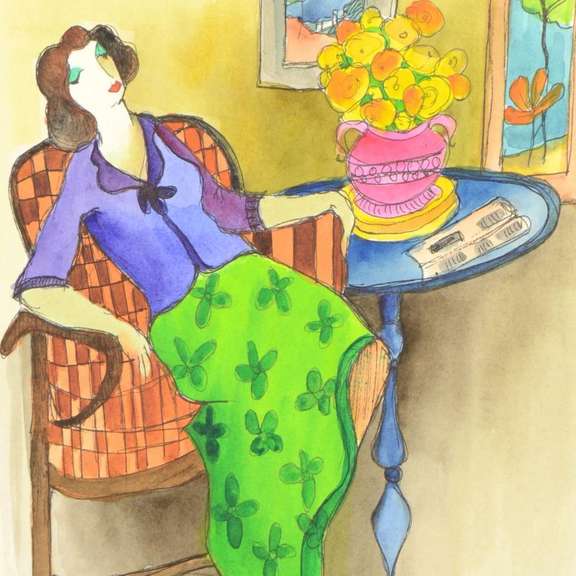 Untitled by Tarkay (1935-2012)