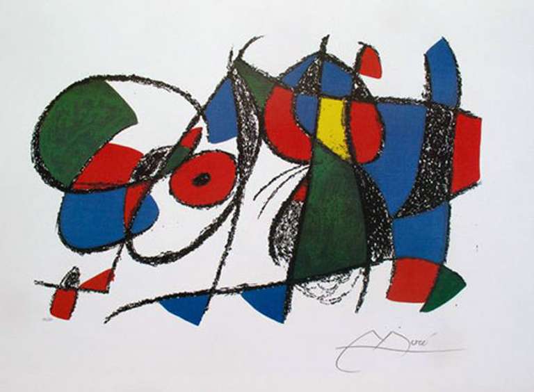 Joan Miro, VOLUME II, LITHO VIII