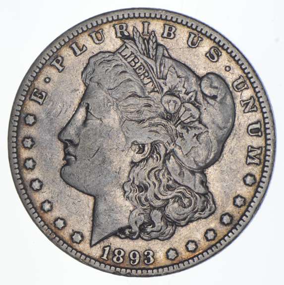 1893-O Morgan Silver Dollar