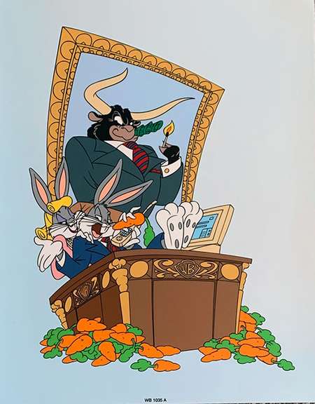 Warner Brothers, Bugs Bunny More Bull Stock Market