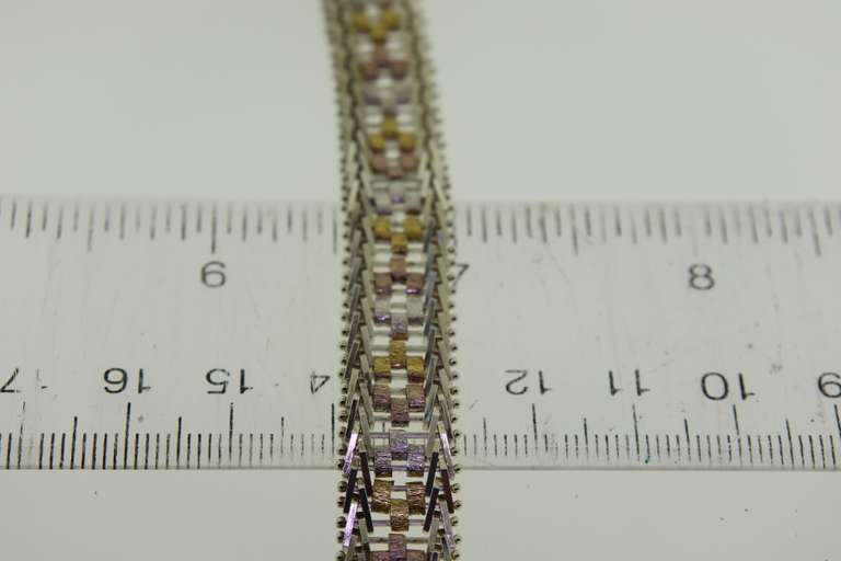 Itakian Trio Sterling Silver Argento Bracelet