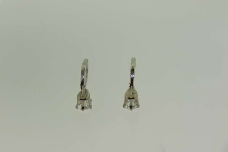 Sterling Silver Tear Drop Crystal Earrings