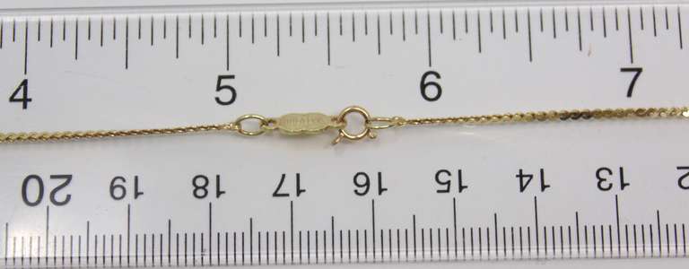 Simple Yellow Gold Serpentine Chain