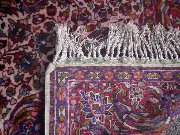 Fascinating Wool/Silk Qum Design 4.3x6.6