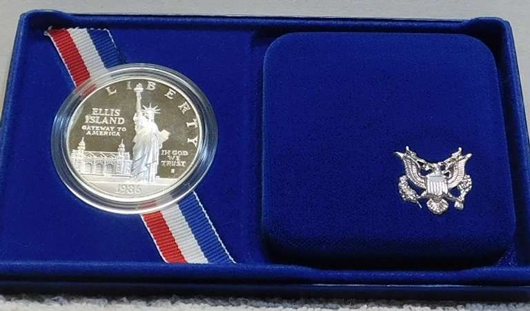 1986 PROOF Liberty  Silver Dollar