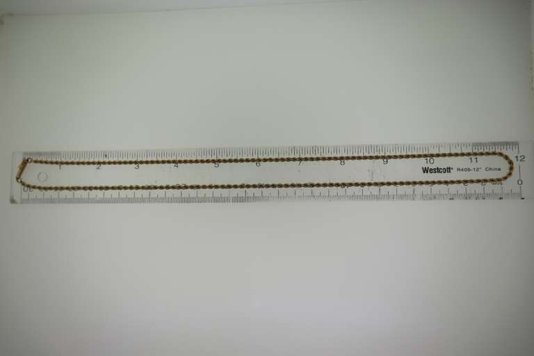 14K Yellow Gold Rope Chain