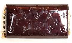 Louis Vuitton Vernis Amarante Chain Wallet