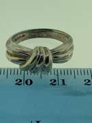 Vintage Fine Silver Love Knot Ring