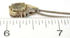 Sterling Silver White Stone Necklace