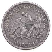 1853 Seated Liberty Half Dollar