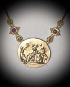 Contemporary 18K Necklace with Ancient Inspiration