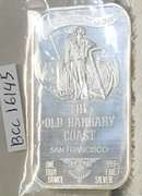 One Oz Silver Ingot, 999 fine - Barbary Coast