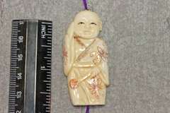 Natural Ivory Hand-Carved Man