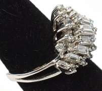 Sterling Silver CZ Cocktail Ring