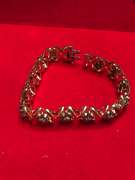 14K YELLOW GOLD DIAMOND BRACELET WITH 7.00 CARATS OF DIAMONDS