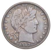 1902 Barber Half Dollar