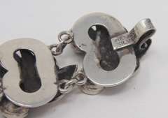 Sterling Silver Mexico Frog Bracelet