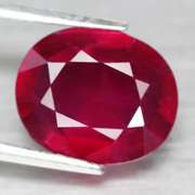 Fantastic 3.49ct oval cut rich blood red Ruby