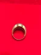 MENS 10K YELLOW GOLD DIAMOND RING