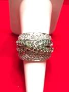 LADIES 14K WHITE GOLD DIAMOND RING