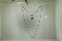 Italian UTC Sterling Silver Crystal Necklace