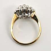 Flashy Diamond Cluster Ring