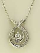 Gorgeous RBC Center Diamond Necklace