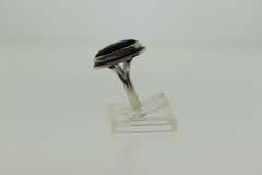 Vintage Sterling Silver Black Onyx Ring