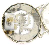 Early Signed Mexican Sterling Silver Mayan Bracelet