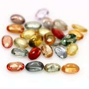 Heated only! 7.21ct fancy color Sapphire set