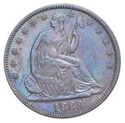 1889 Seated Liberty Half Dollar