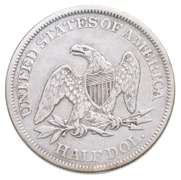 1861 Seated Liberty Half Dollar