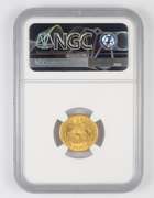 MS66 1907 $2.50 Liberty Head Gold Quarter Eagle - Graded NGC