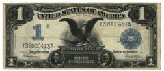 Nice circ 1899 Series Large Size $1 Black Eagle note