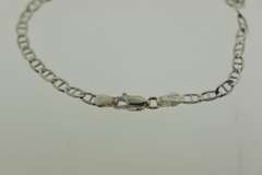 Italian Sterling Silver Nugget Link Chain
