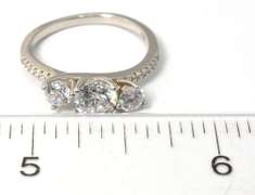 Sterling Silver CZ Cocktail Ring