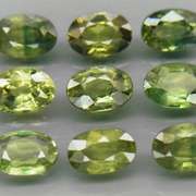 Heated Only! 5.85ct 6x4mm hunter green Sapphires