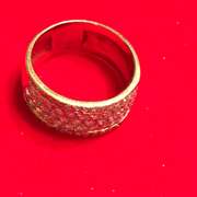 LADIES 14K WHITE GOLD DIAMOND RING