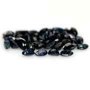 Heated only! 5.69ct marquise cut Sapphire set