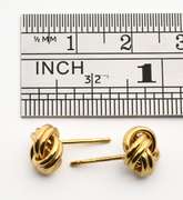 Popular Gold Knot Stud Earrings